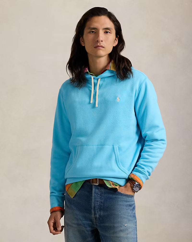 The RL Fleece Hoodie - - Neptune