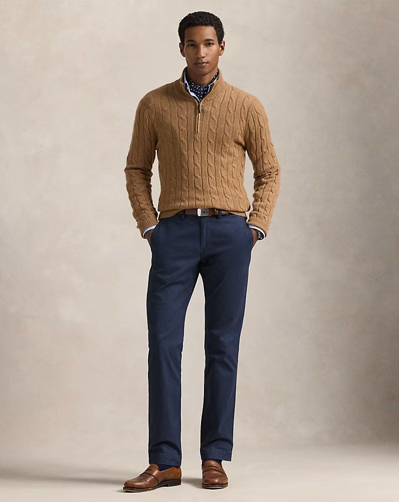 Washed Stretch Chino Pant – All Fits - - Navy