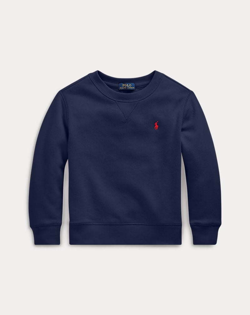 Fleece Sweatshirt 2- 6 - - Navy