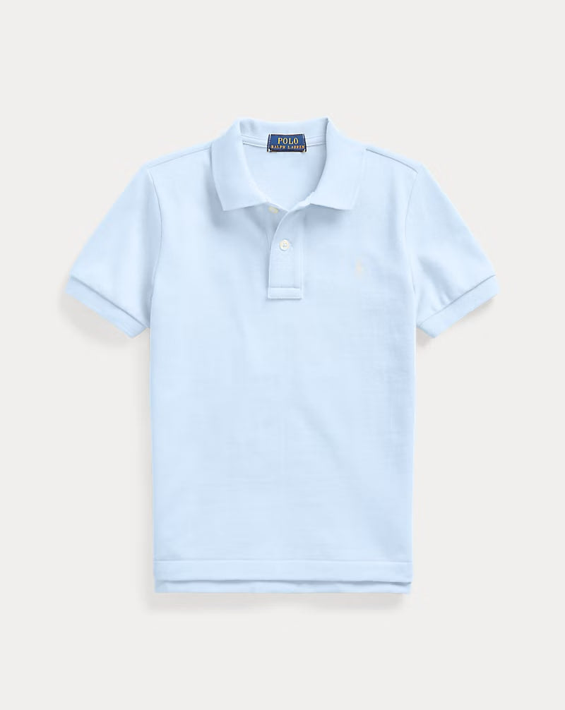The Iconic Mesh Polo Shirt 2-7 - - sky