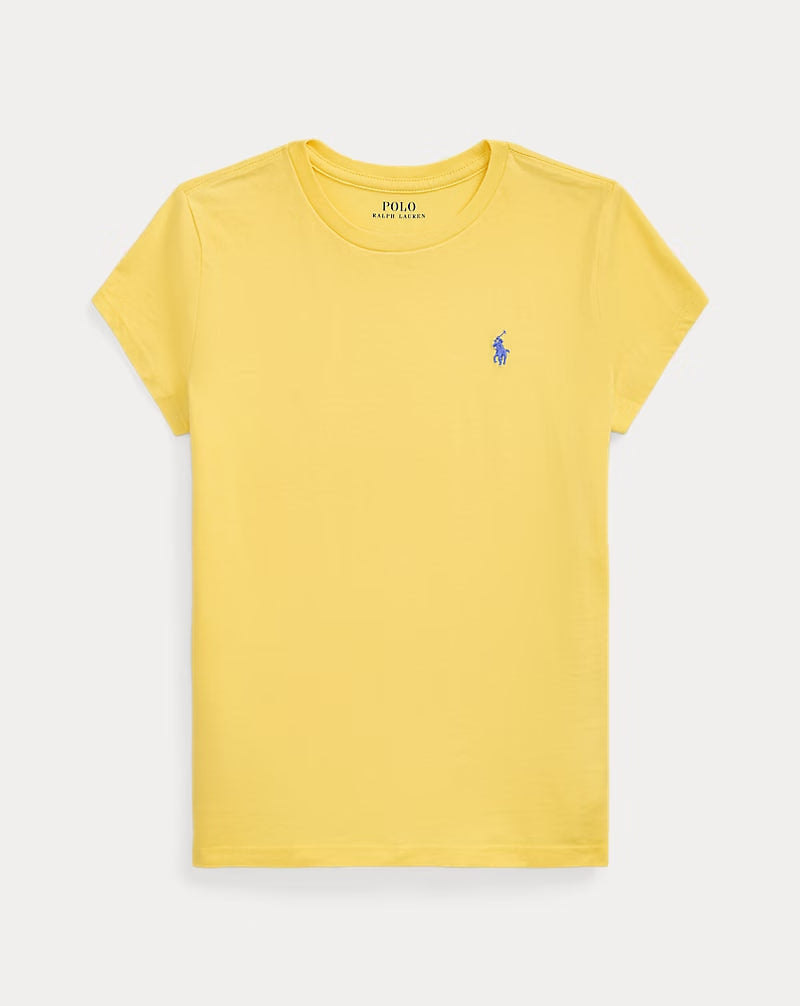 Cotton Jersey Tee 7-16 - - Yellow