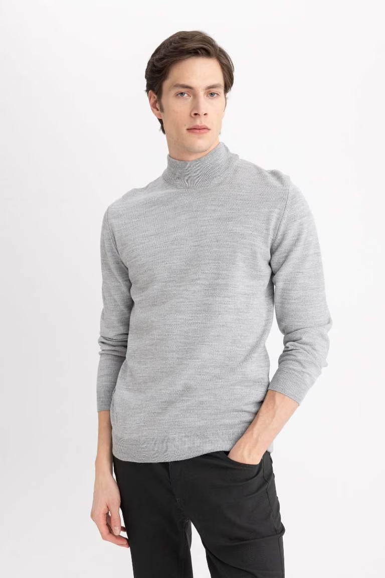 Slim Fit Pullover - - Heather