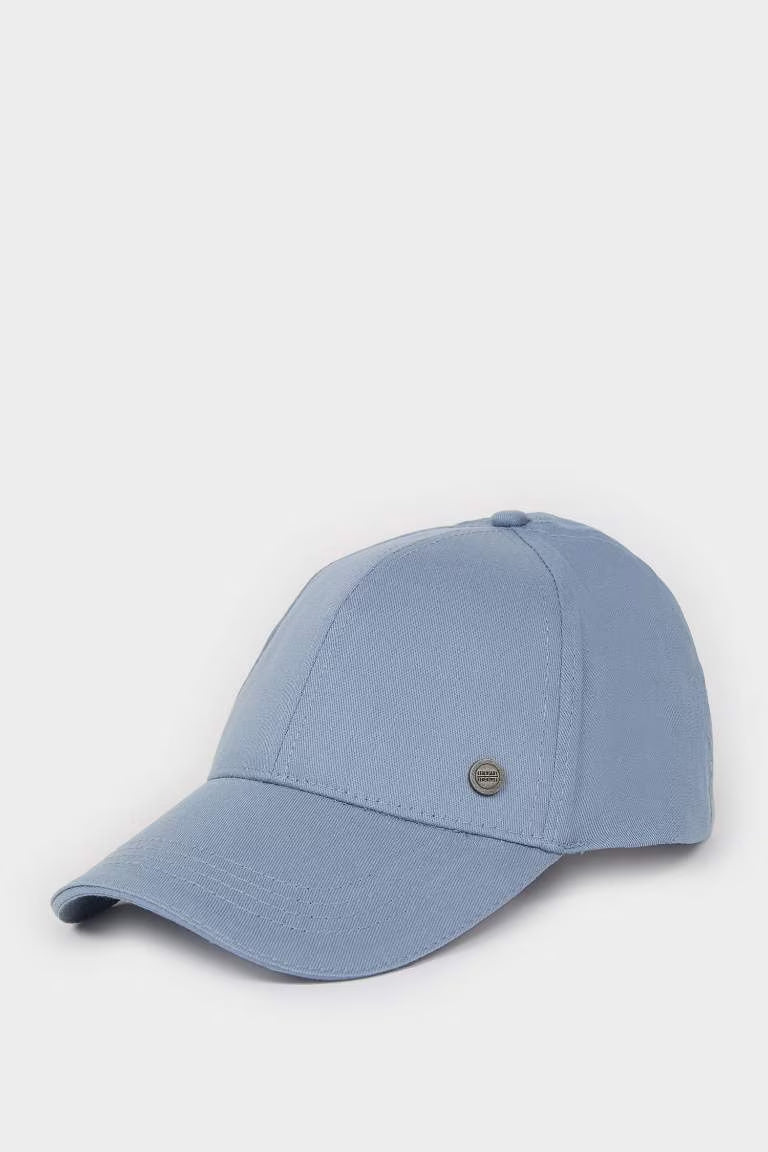Boy Cotton Baseball Basketball Cap - - Cornflower Blue
