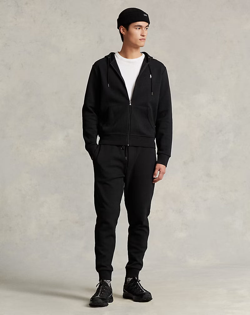 Double-Knit Jogger Pant - - Black