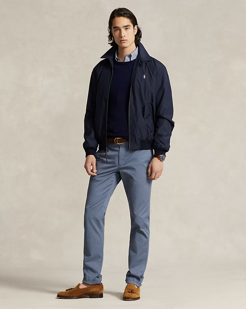 Stretch Chino Pant – slim Fit - - Bay Blue