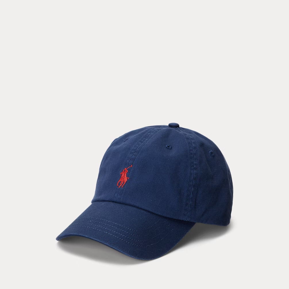 The Iconic Cotton Chino Ball Cap - - Navy One size