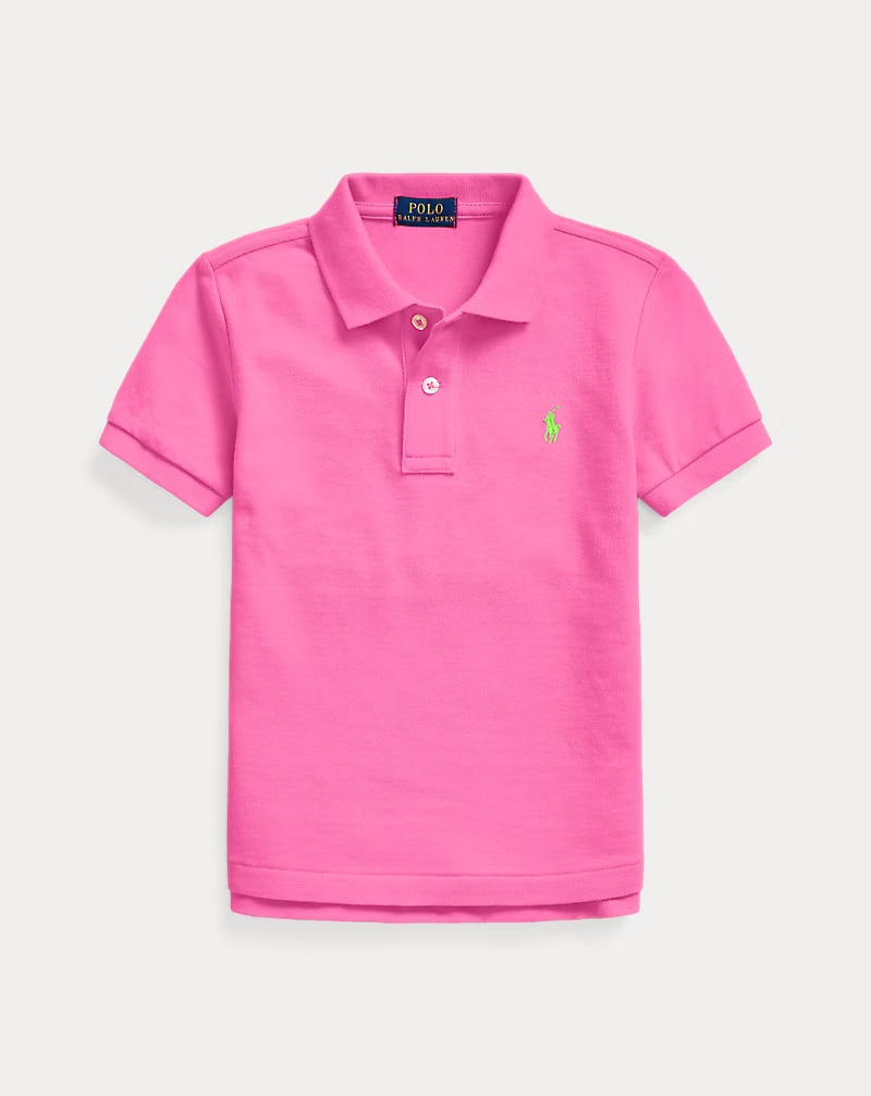 The Iconic Mesh Polo Shirt 2-7 - - Royal pink