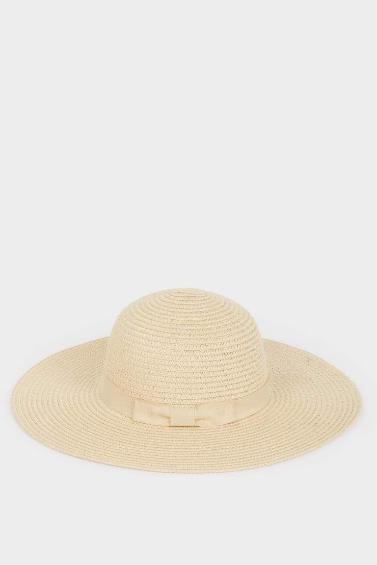 Woman Straw Hat - - Sand