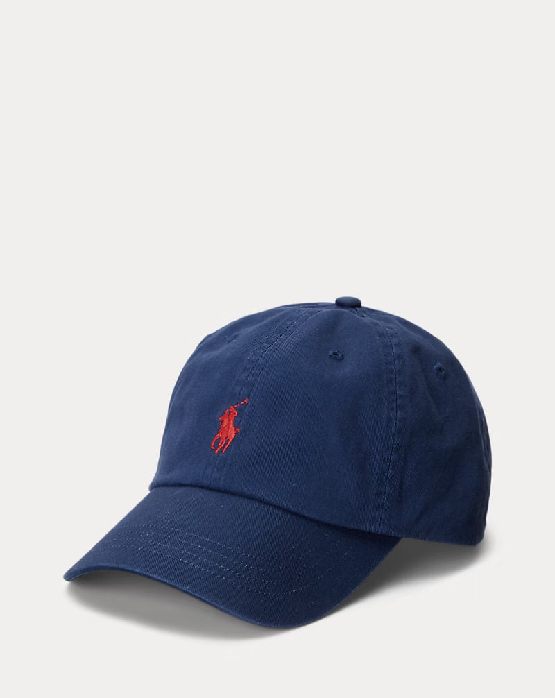 The Iconic Cotton Chino Ball Cap - - Navy