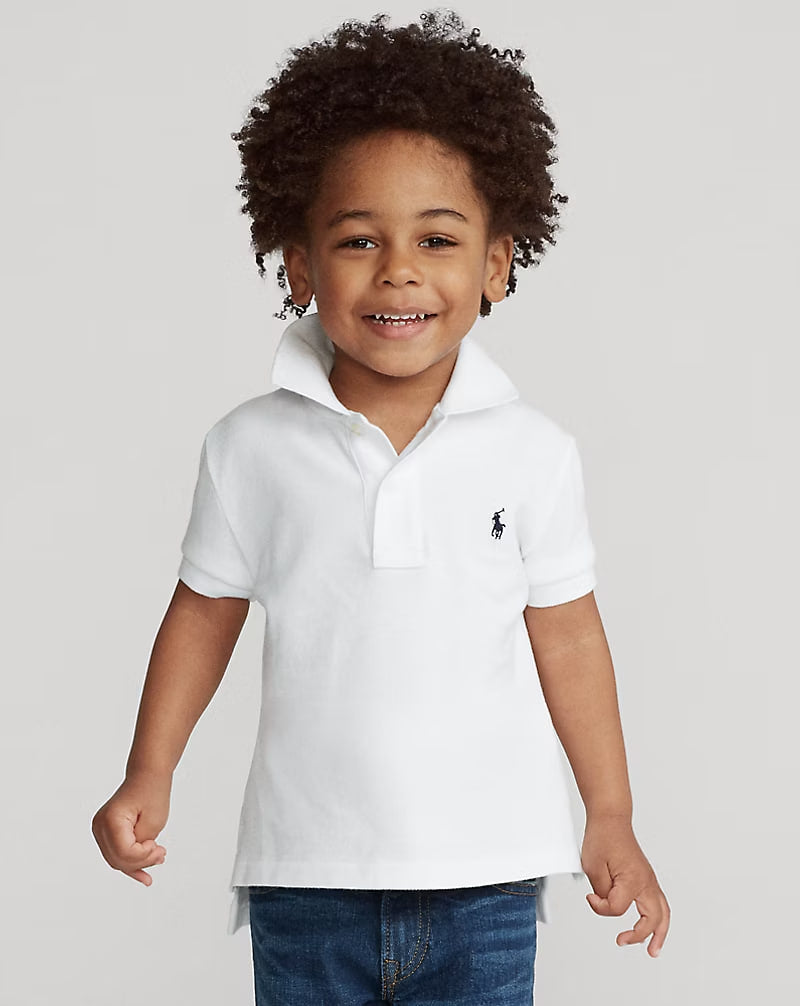 The Iconic Mesh Polo Shirt 2-7 - - White