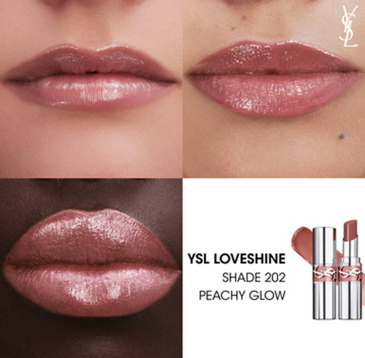 YVES SAINT LAURENT Loveshine High Shine Lipstick - - 202 Peachy Glow