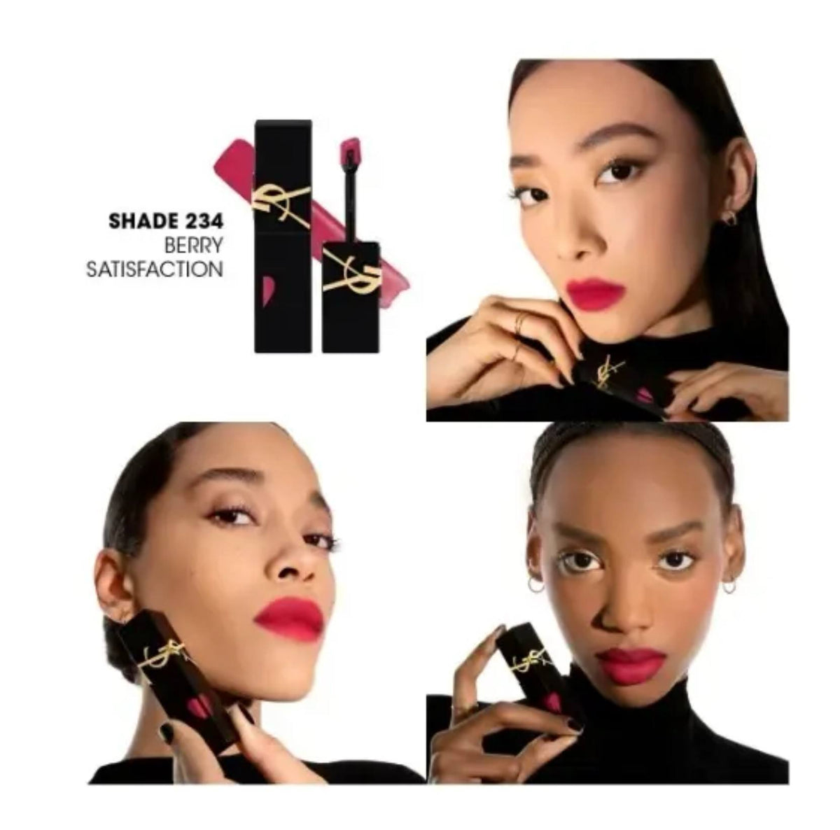 YVES SAINT LAURENT The Inks Blurring Matte Liquid Lip Stain - - 234 Berry Satisfaction