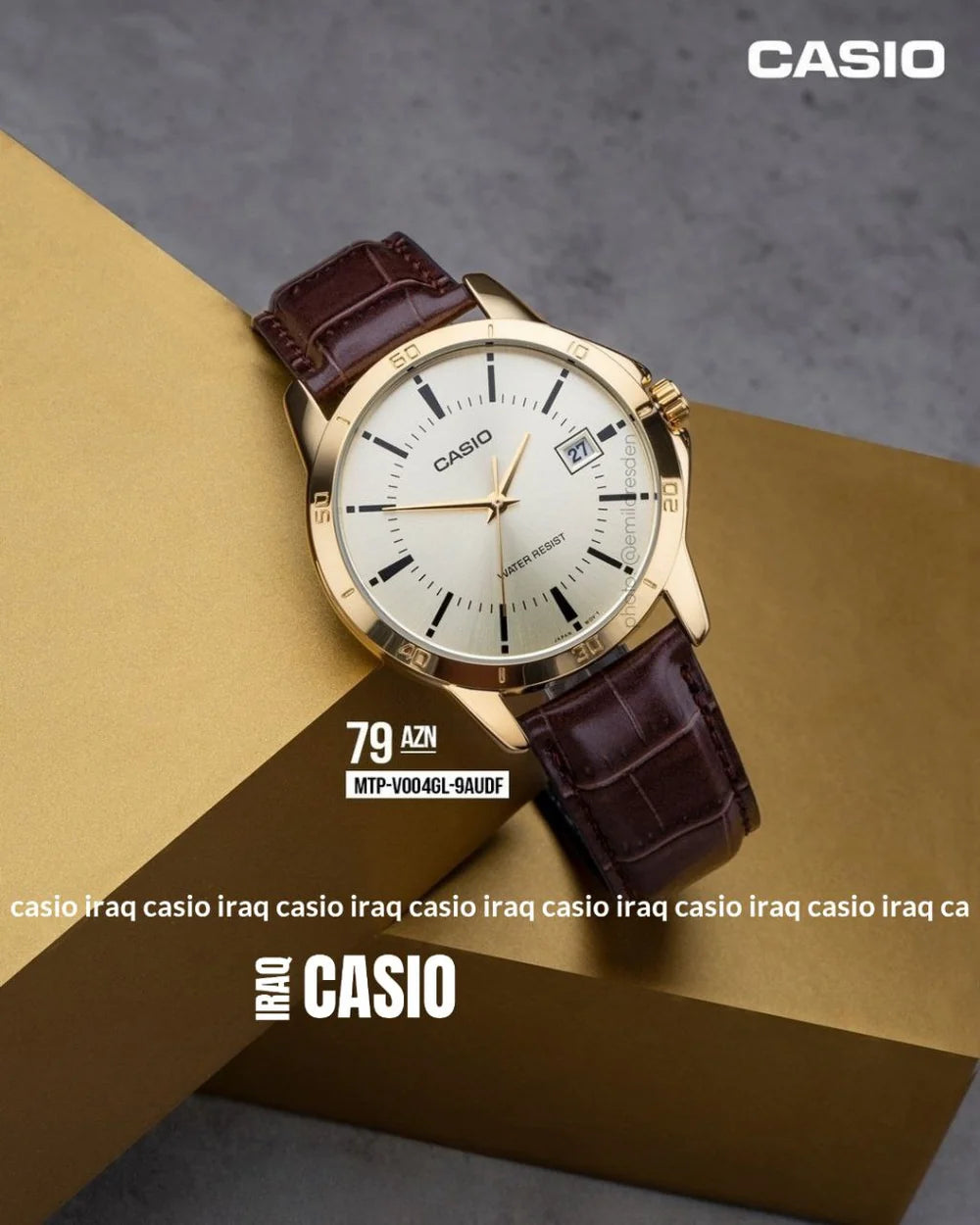 CASIO MTP-V004GL-9AUDF - -
